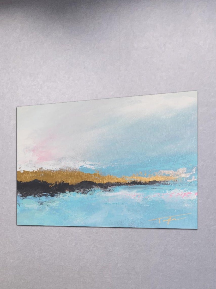Multicolor Abstract Painting Decorative Wall Art, 60cm x 40cm