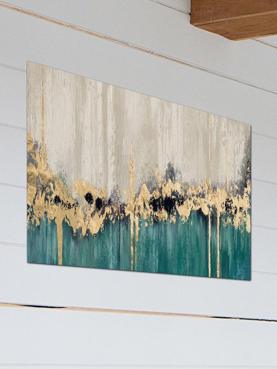 لوحة جدارية ديكورية لرسم تجريدي متعدد الألوان، 40 سم × 30 سم