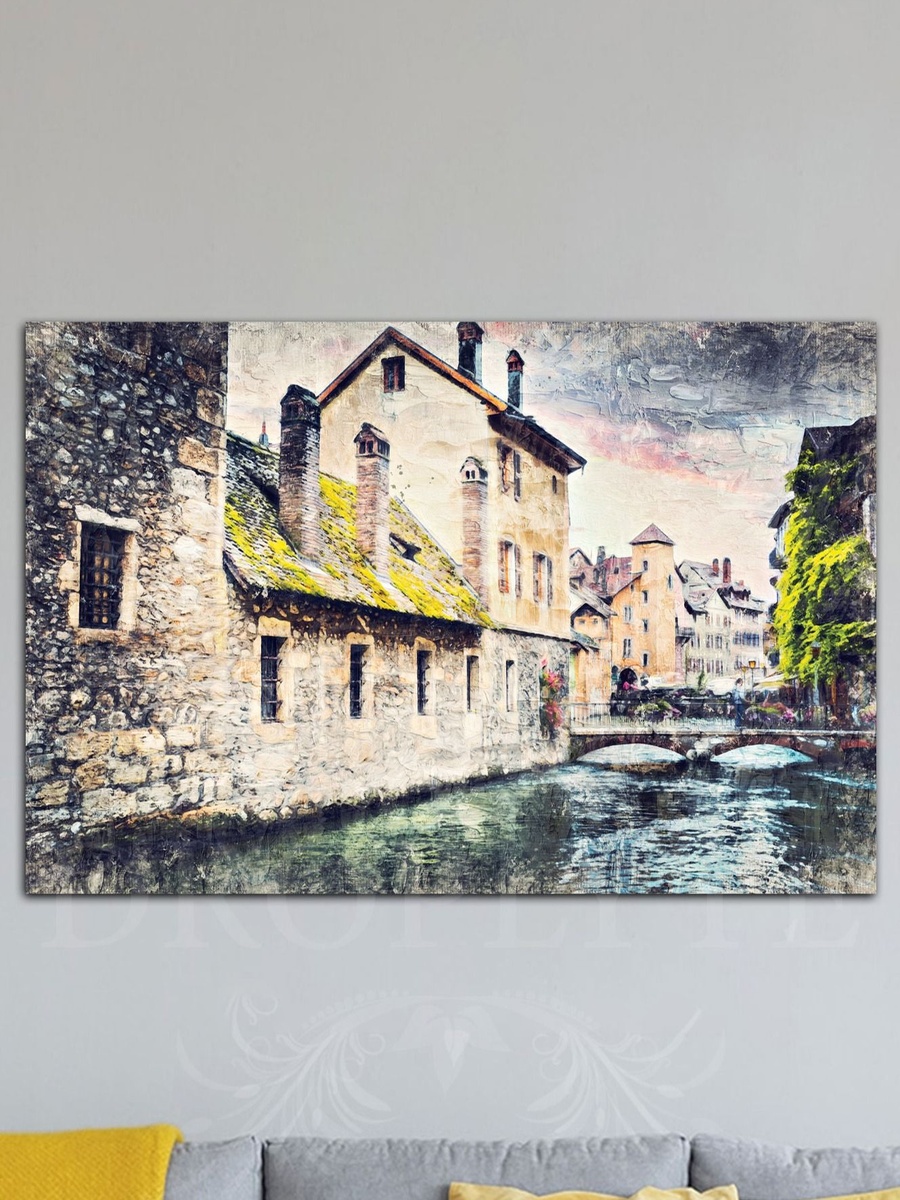 لوحة فنية جدارية ديكورية لمنزل جميل، 60 سم × 40 سم