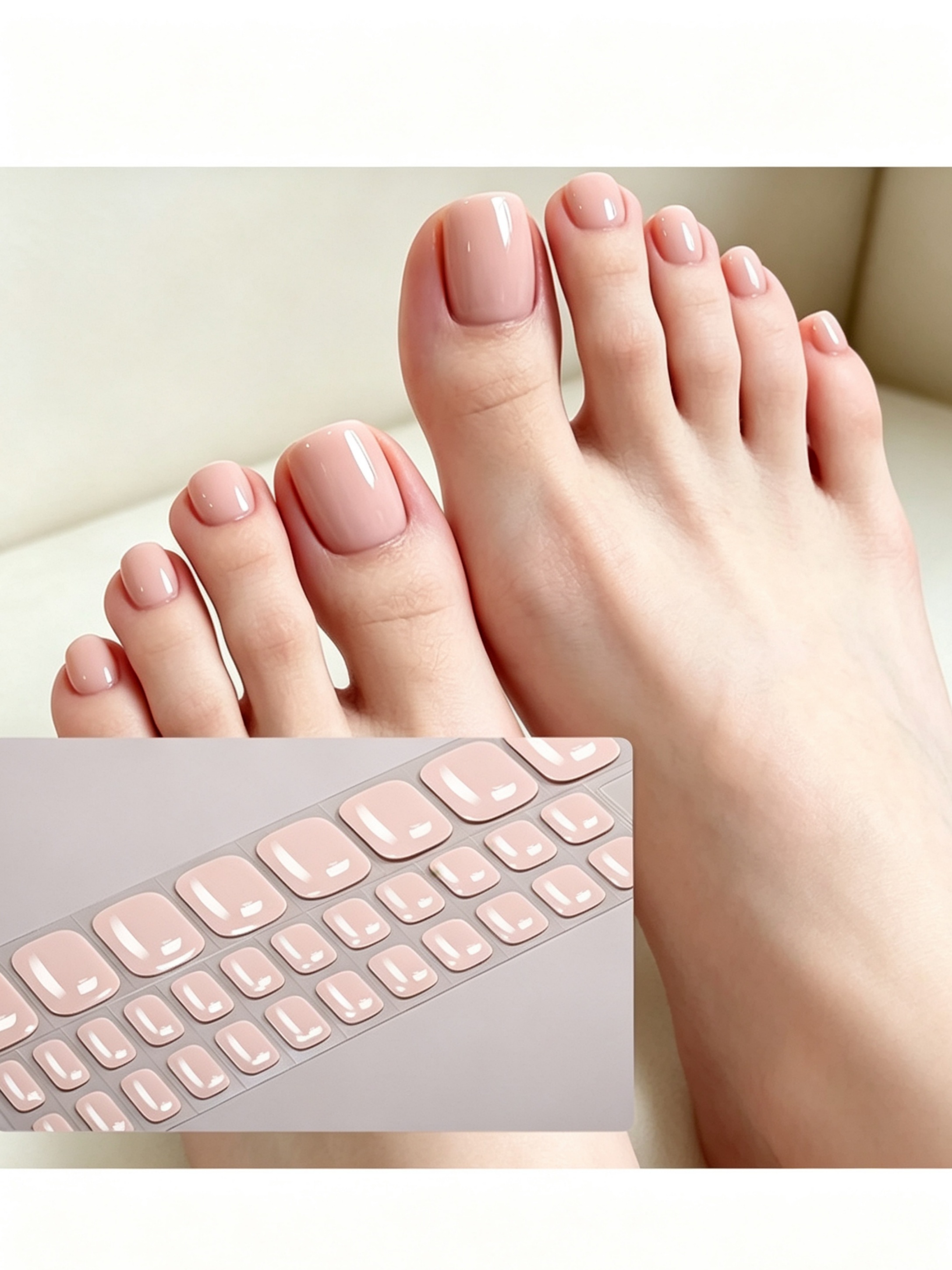 ملصقات أظافر للقدم نيود