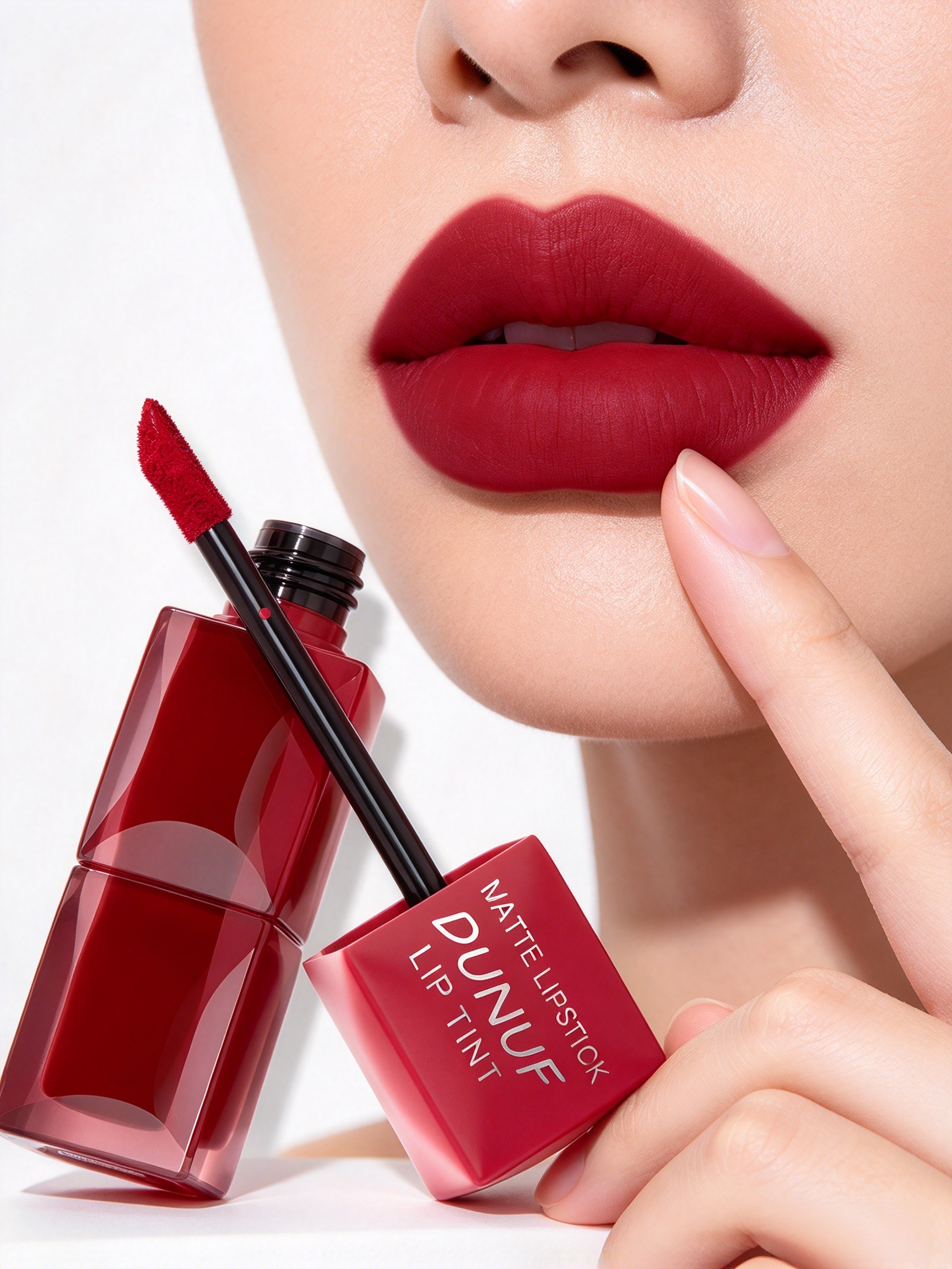 Matte Red Lip Tint Velvet Finish