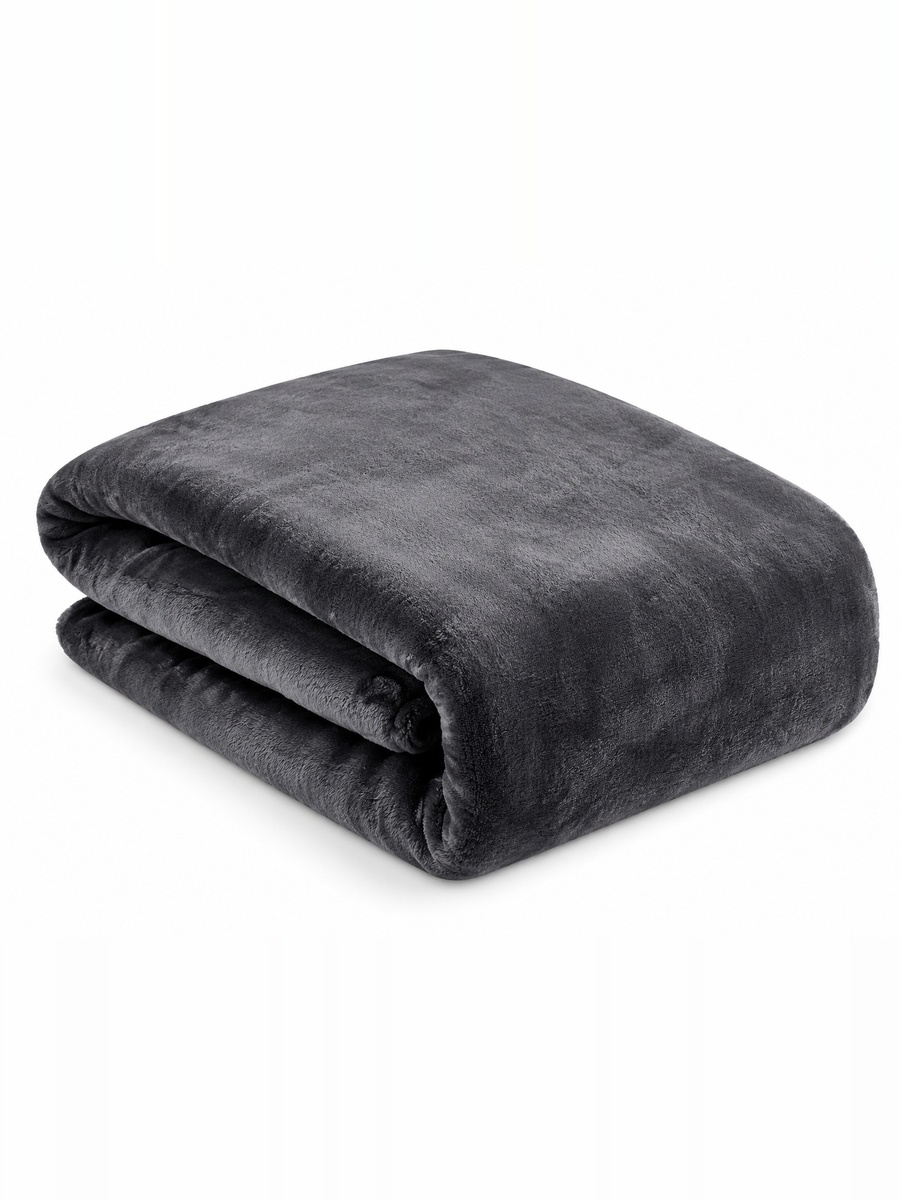 بطانية ميلو توين، 150×220 سم - رمادي فحمي