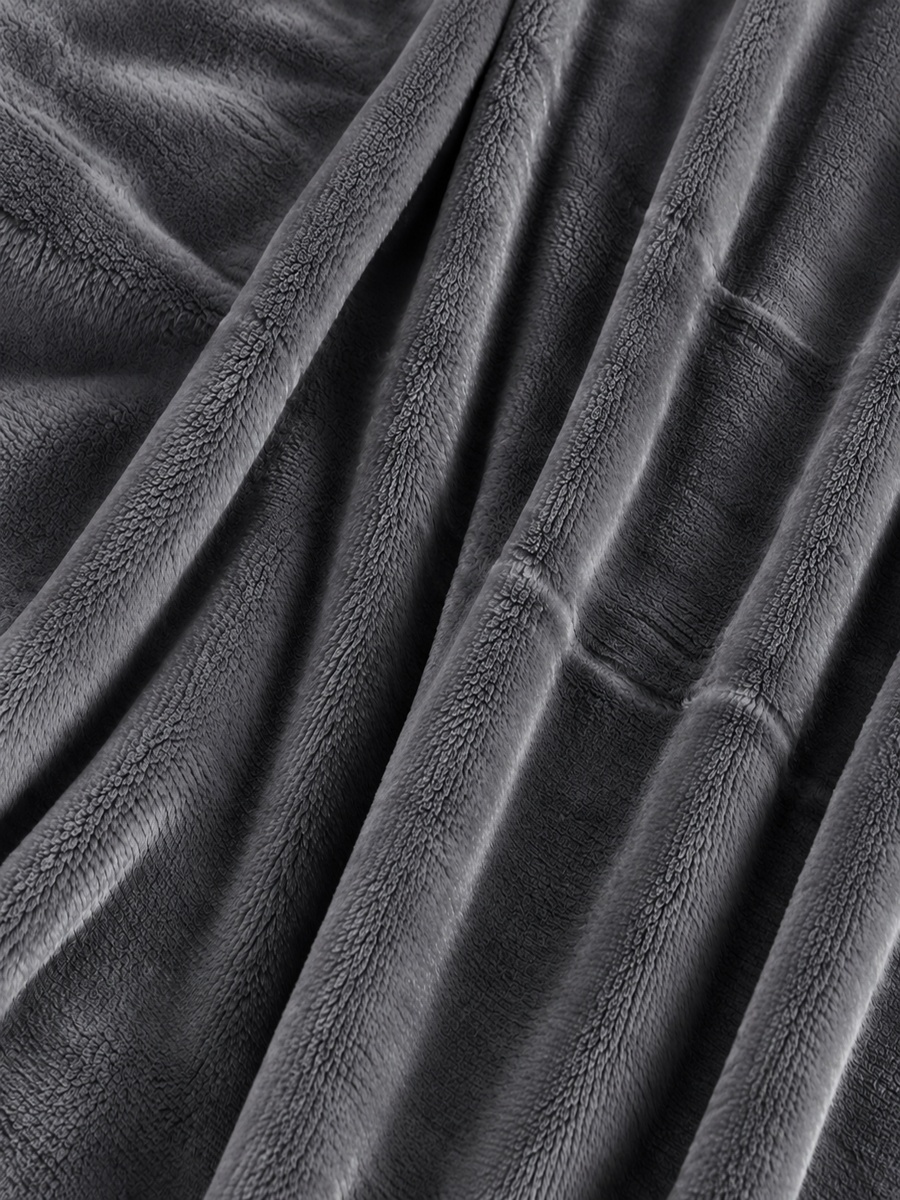 بطانية ميلو توين، 150×220 سم - رمادي فحمي