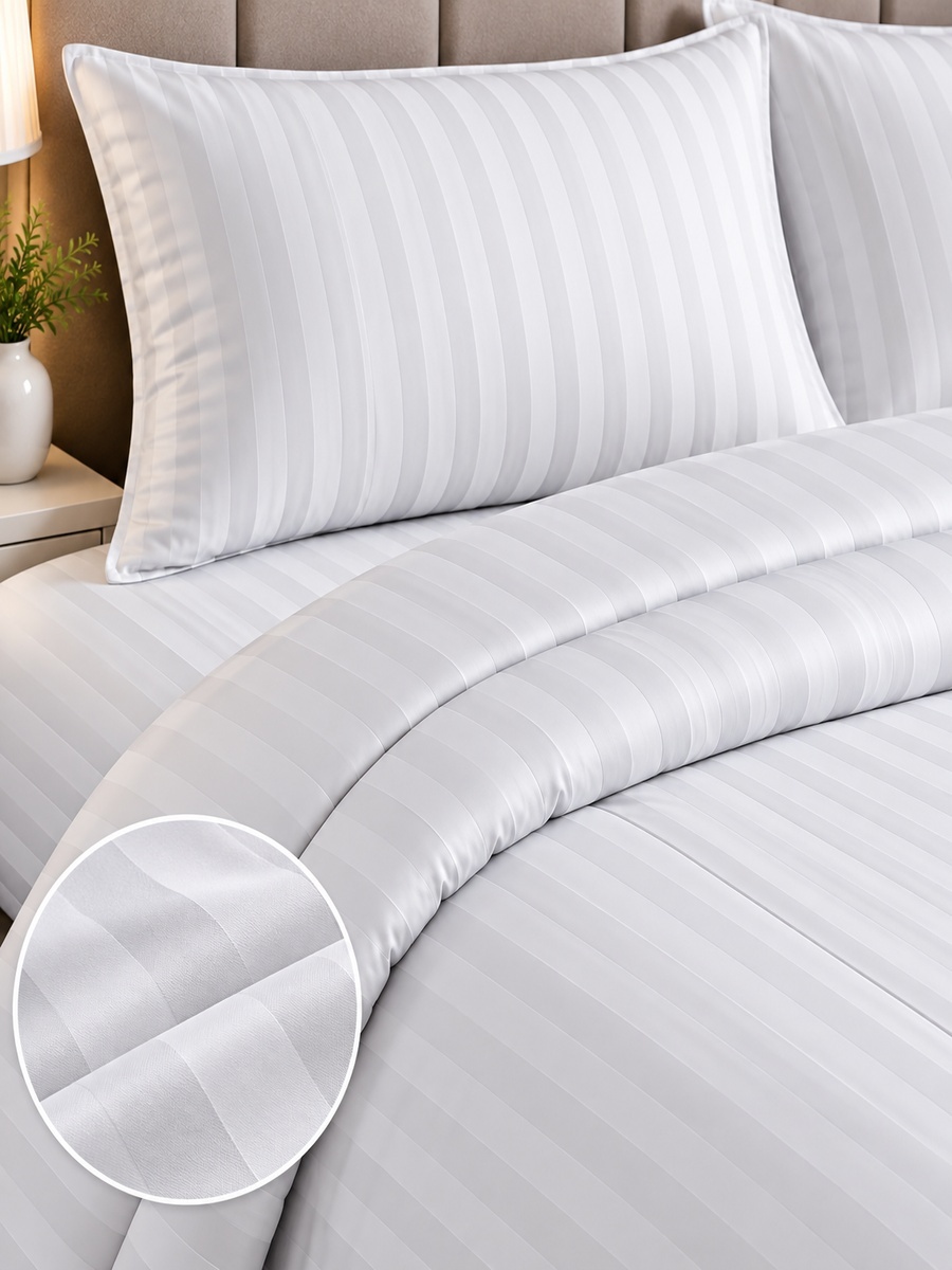 2-Piece Cotton Ease Single Comforter Set 140x200 cm - Grey
