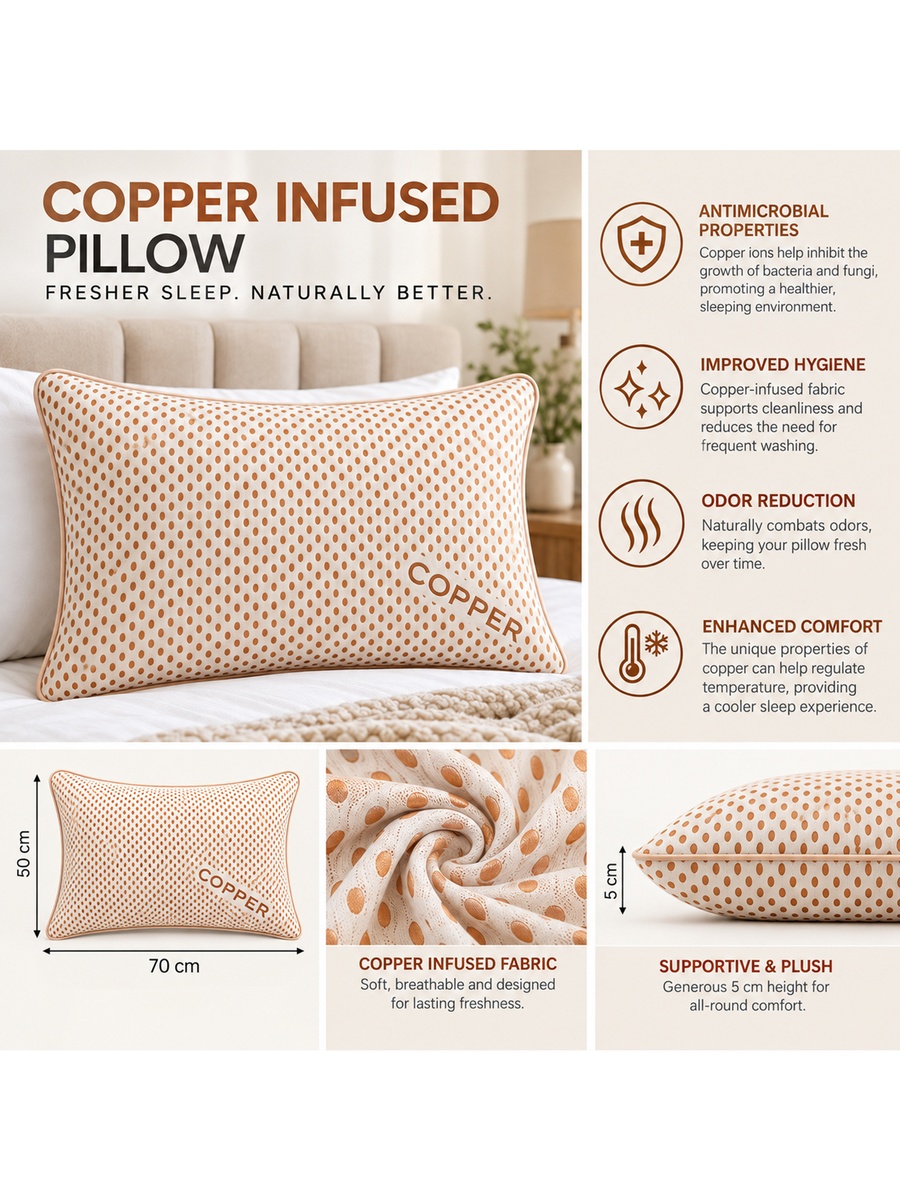 Fresh Guard Copper Pillow