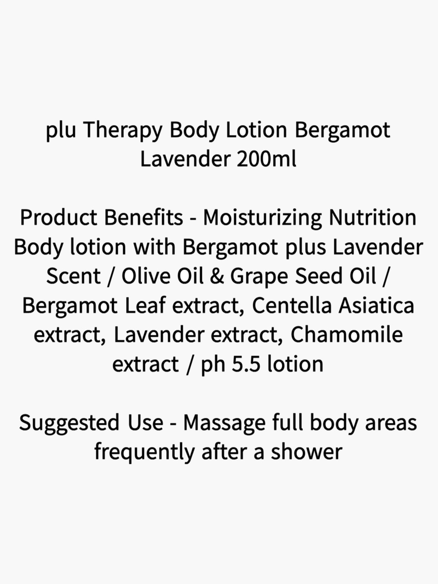 Therapy Body Lotion Lavender