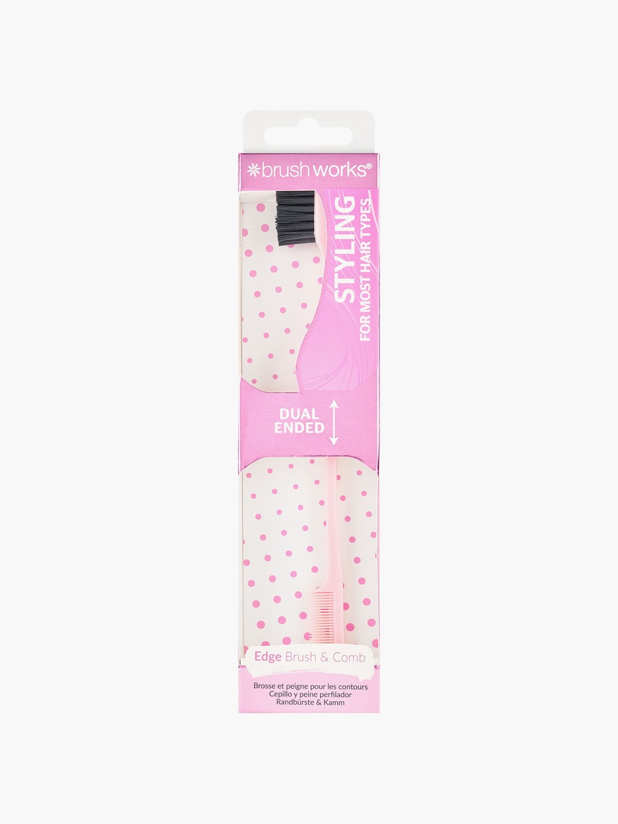 Double End Brush and Comb 1 Pc