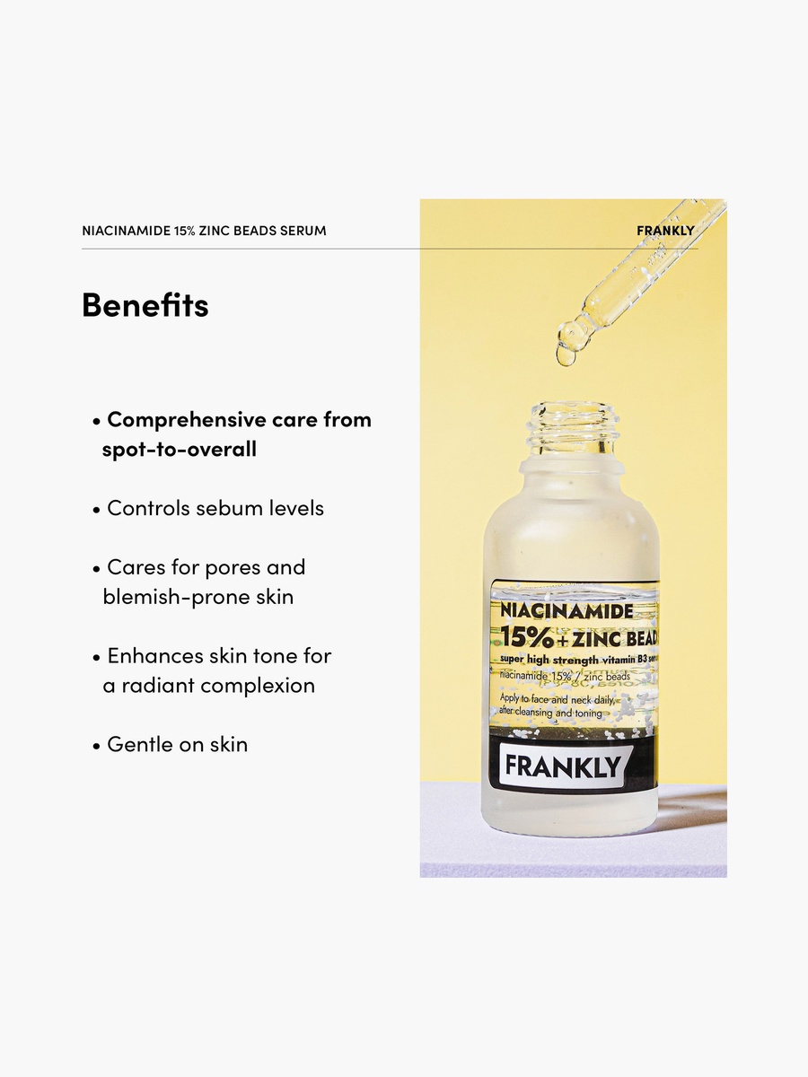 Niacinamide 15% Zinc Beads Serum 30Ml