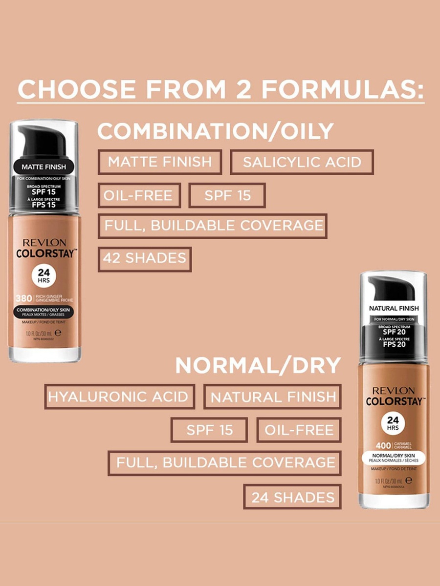 ColorStay Longwear Makeup for Combination Or Oily Skin 30ml