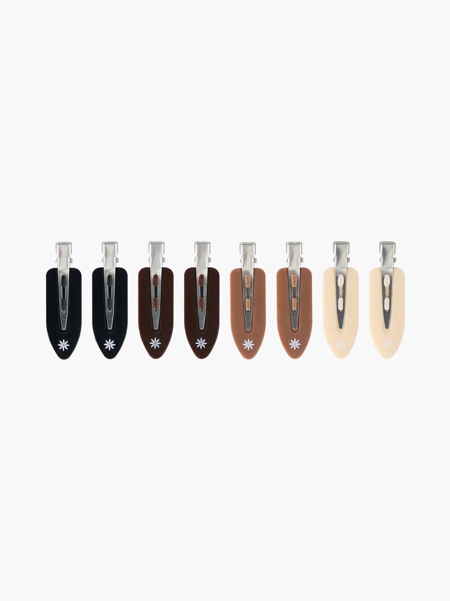 Nude No Crease Hair Clips 8 Pcs