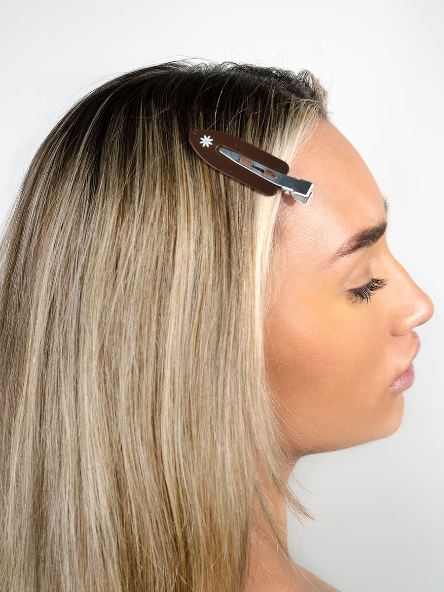 Nude No Crease Hair Clips 8 Pcs