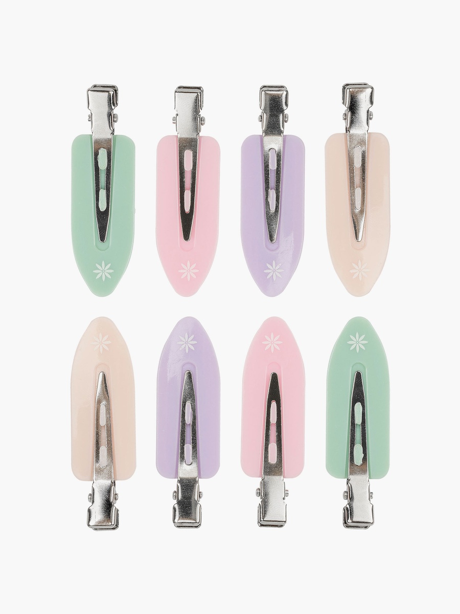 Pastel No Crease Hair Clips 8 Pcs