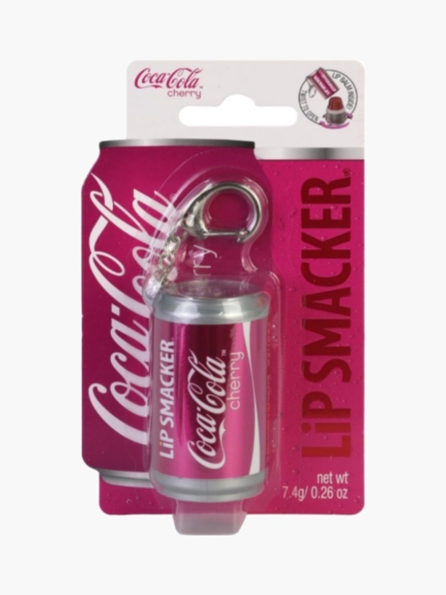 Cherry Coca-Cola Lip Balm Keychain