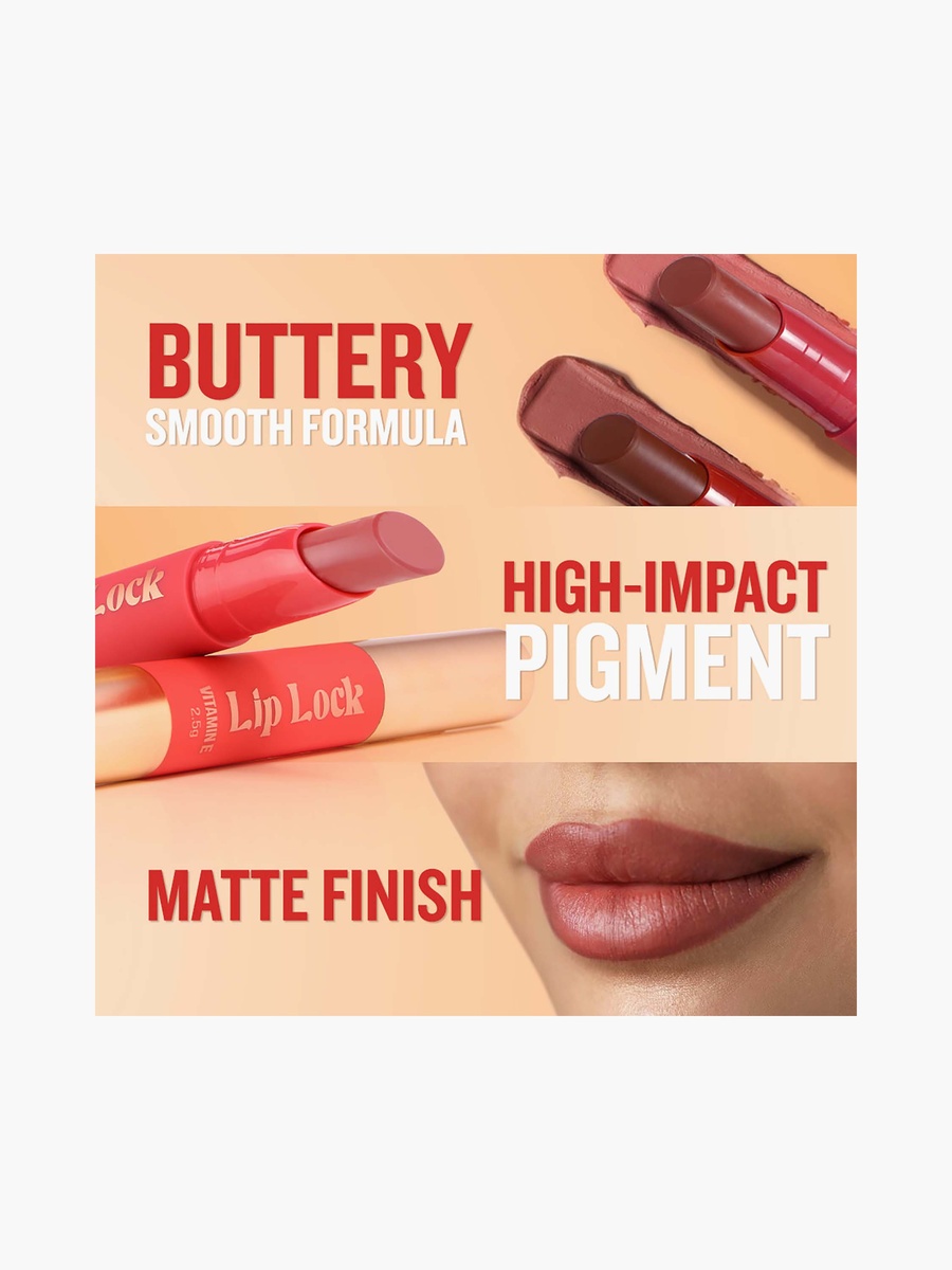 Lip Lock Matte Lipstick 2.5gm