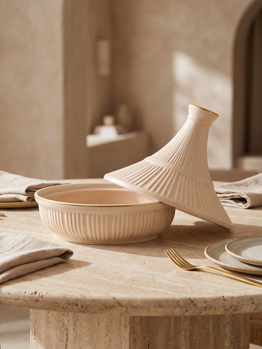 Nehma Tajine New Bone China Date Bowl