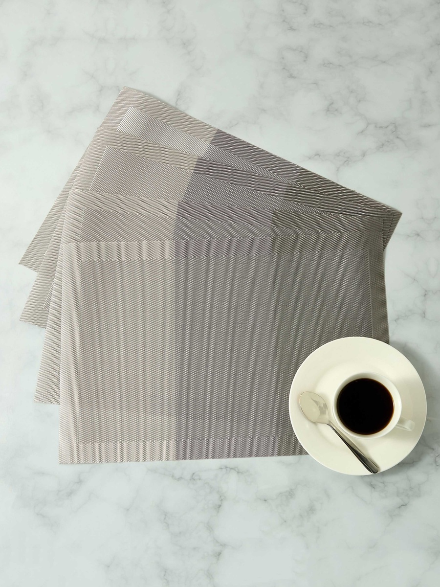 Textured 4-Piece Placemat Set - 30x45 cms