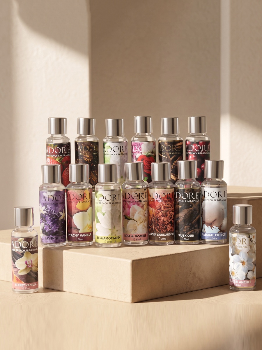 زيت عطري أدور برائحة الورد والياسمين سعة 30 مل