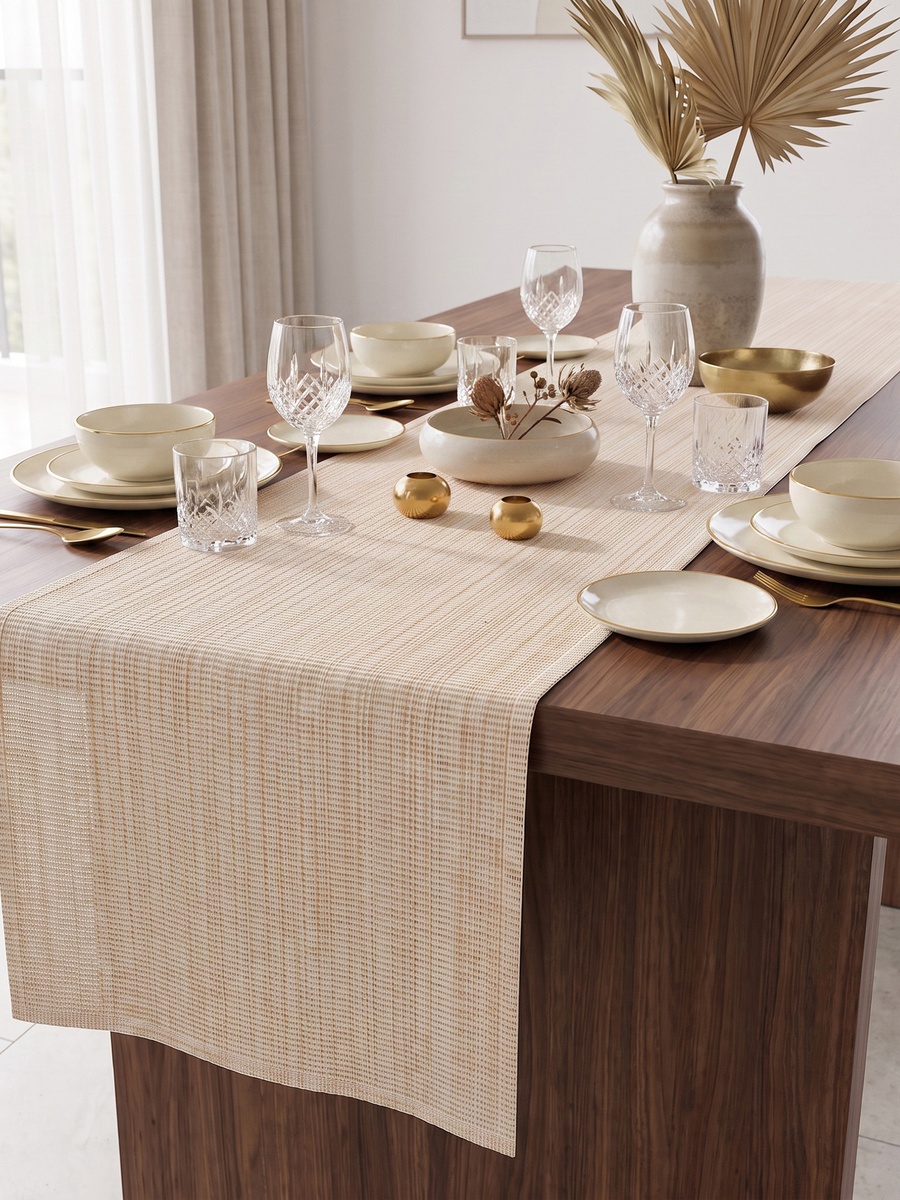 Nehma Textured Table Runner - 180x33 cms