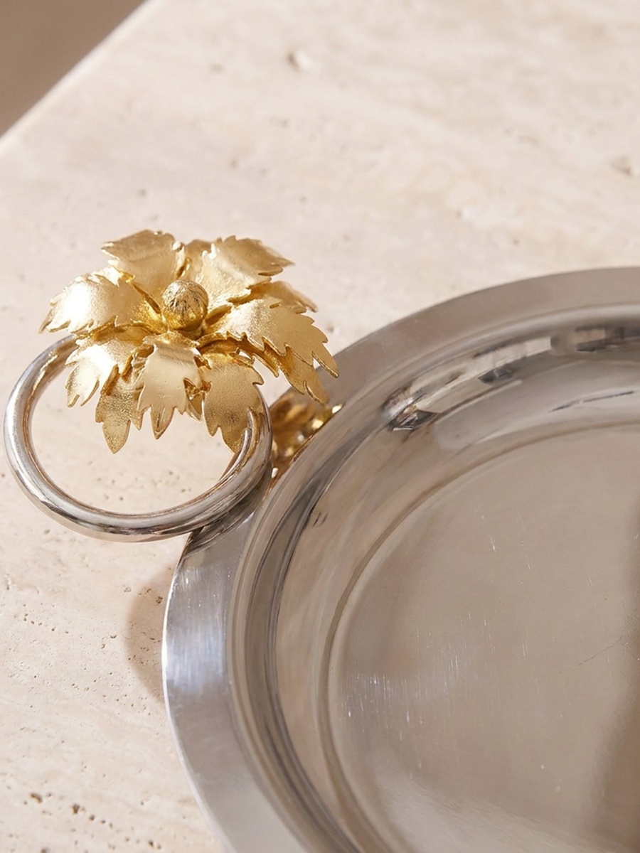 Palm Stainless Steel Serving Tray