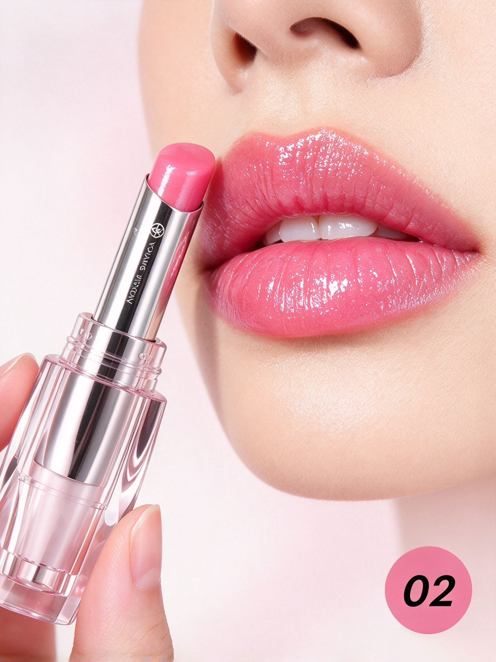 Neon Pink Glossy Hydrating Lip Balm