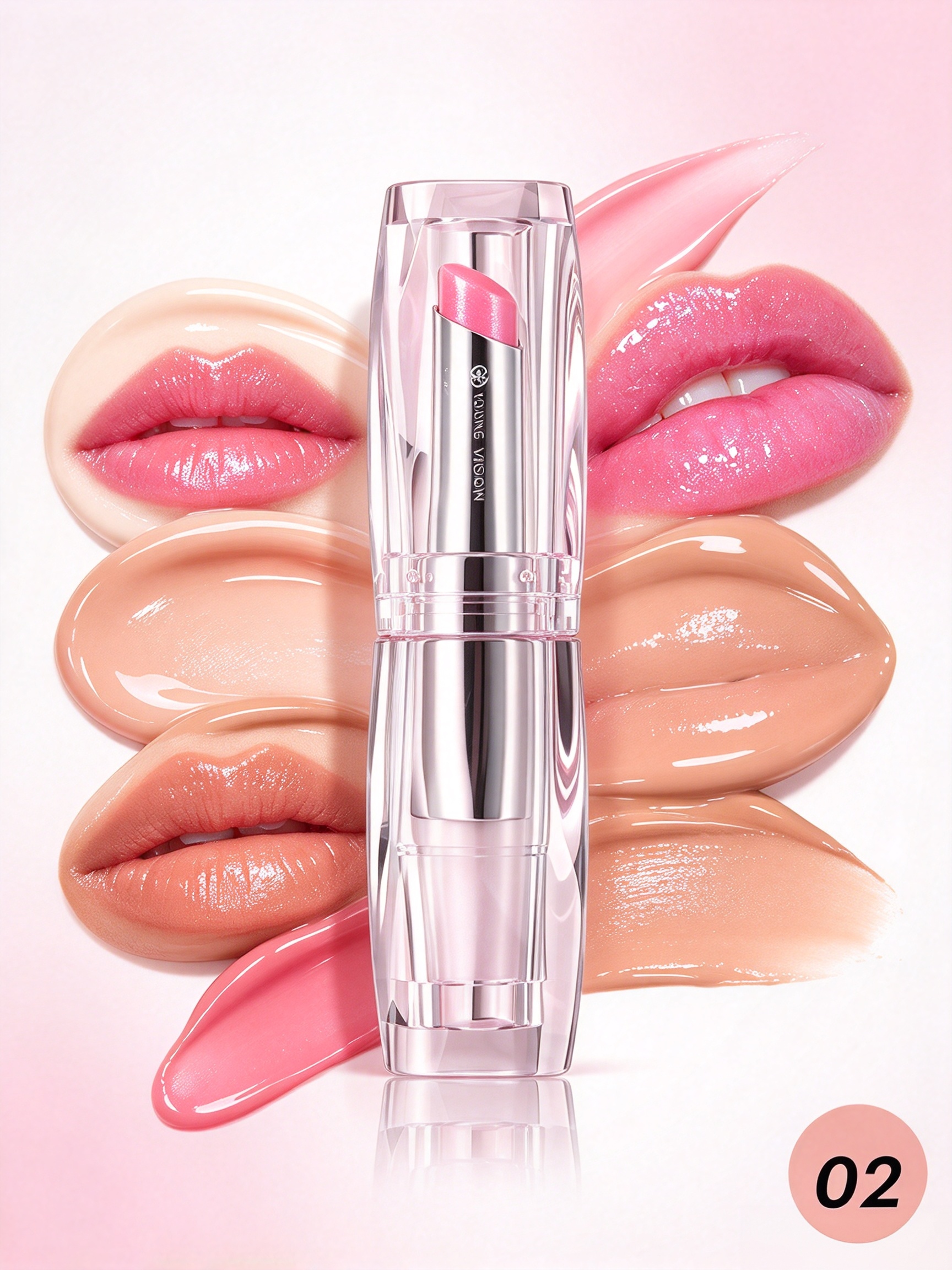 Neon Pink Glossy Hydrating Lip Balm