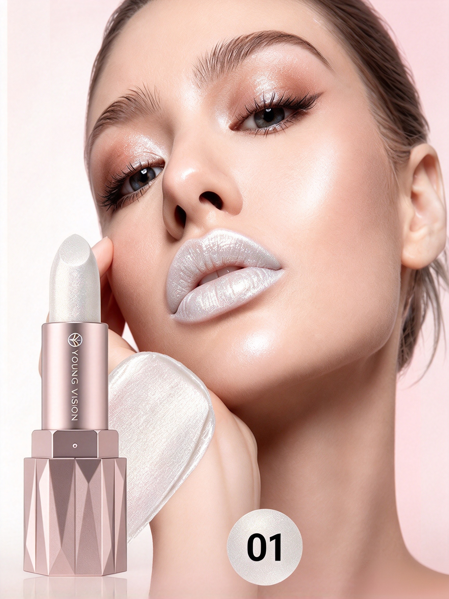 Shimmer Silver Lipstick