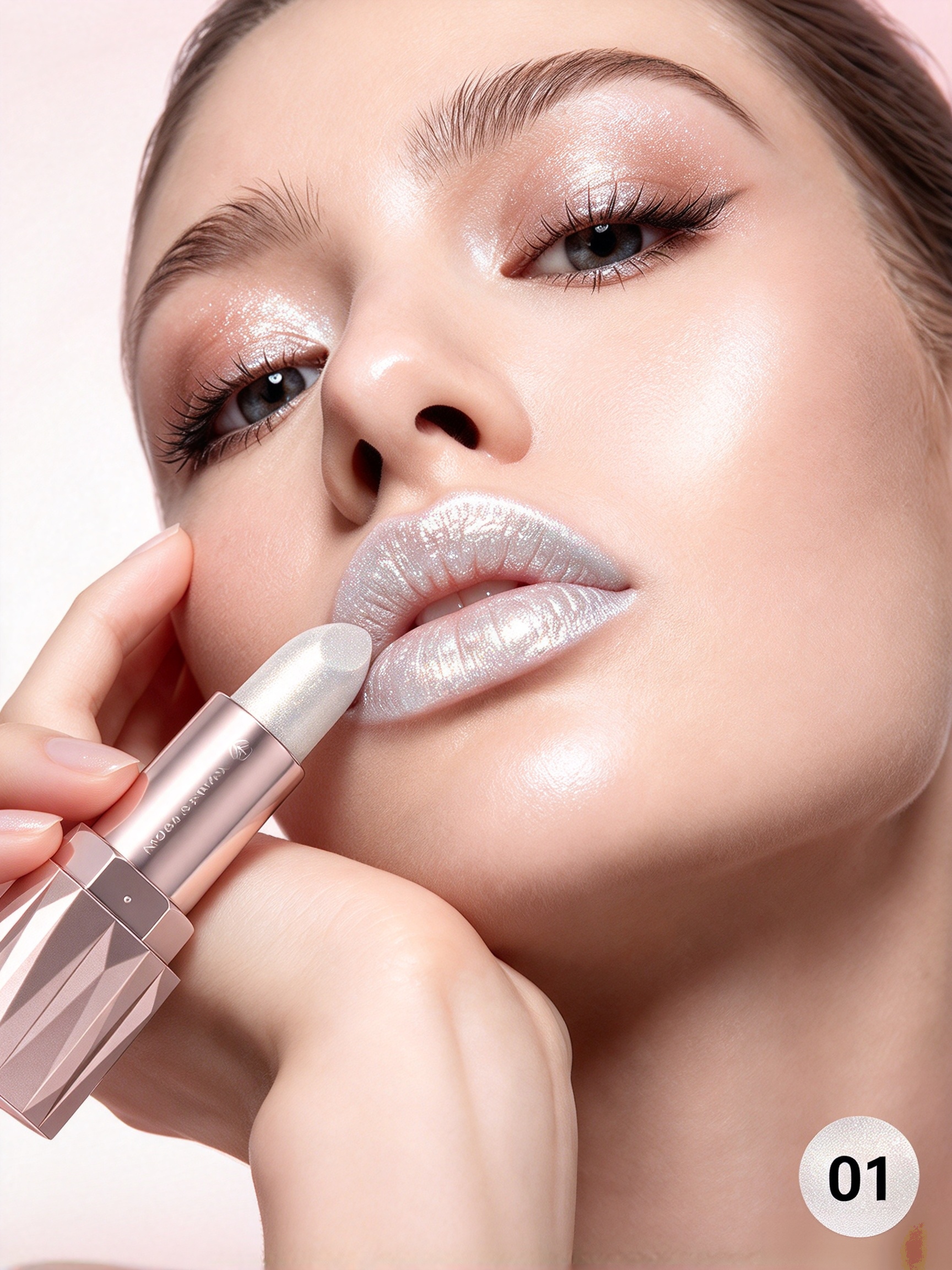 Shimmer Silver Lipstick