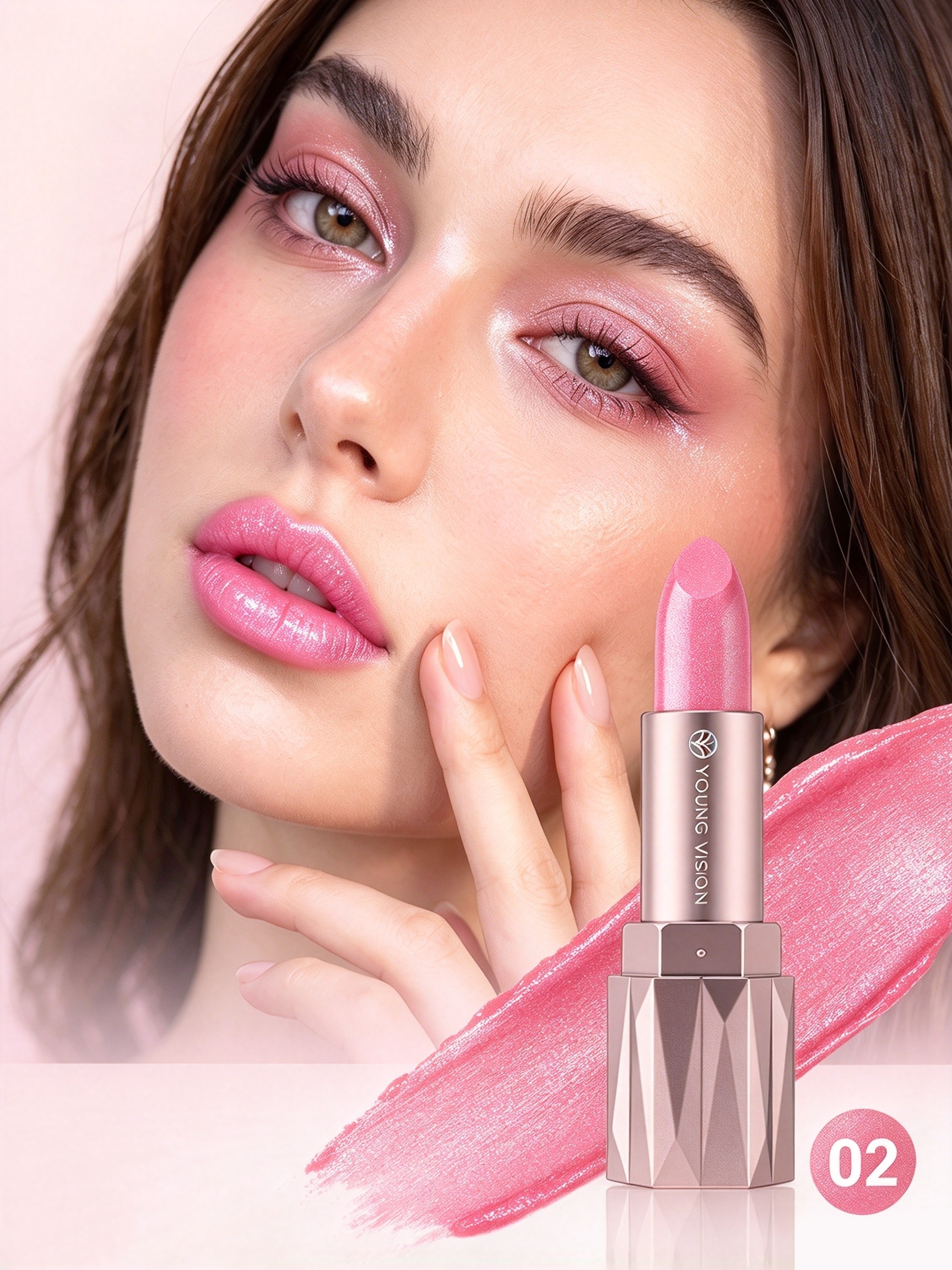 Neon Pink Lipstick