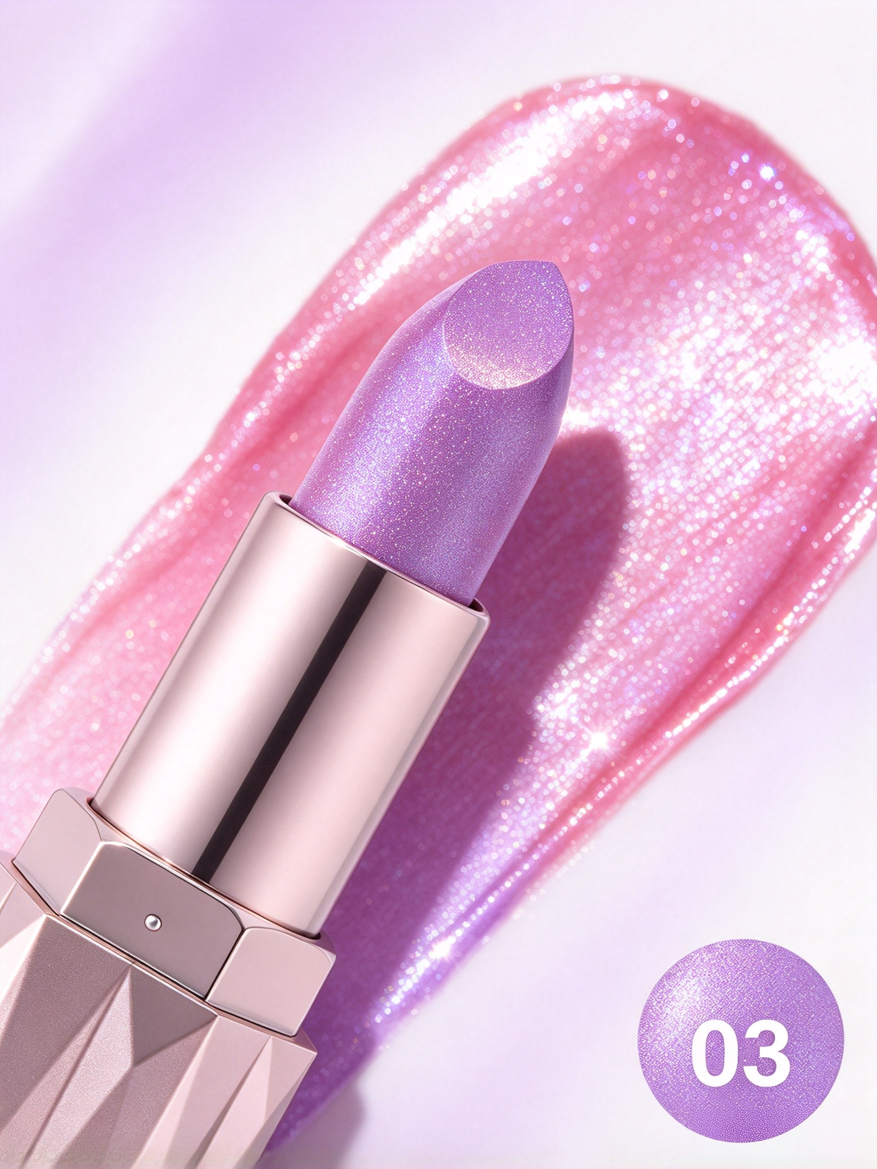 Lilac Shimmering Lipstick