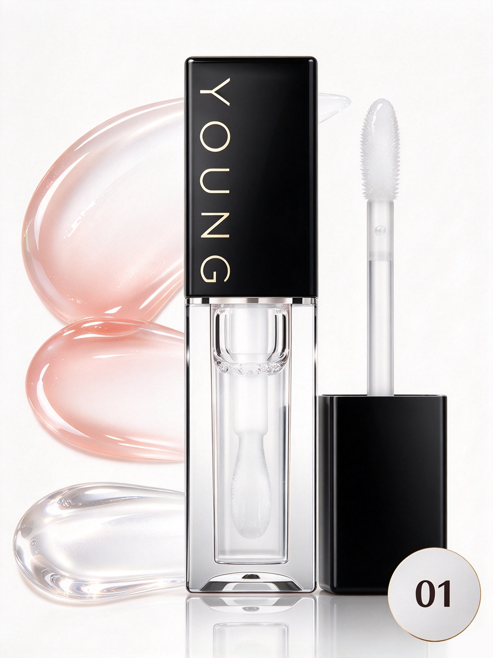 Nude Plumping Lip Oil Hydrating Dewy Shine Lip Gloss