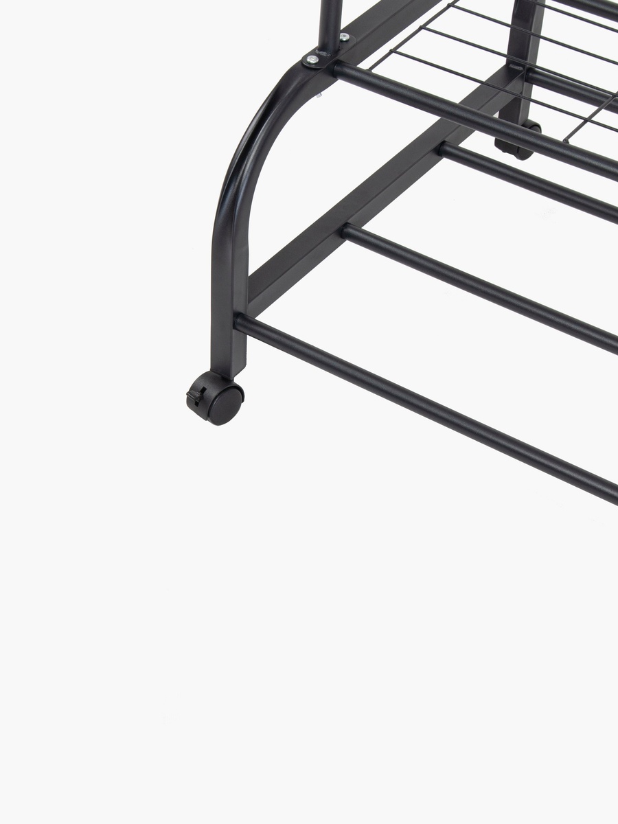 Covara Oxford Clothes Rack with Wheels - 110x55x160 cm
