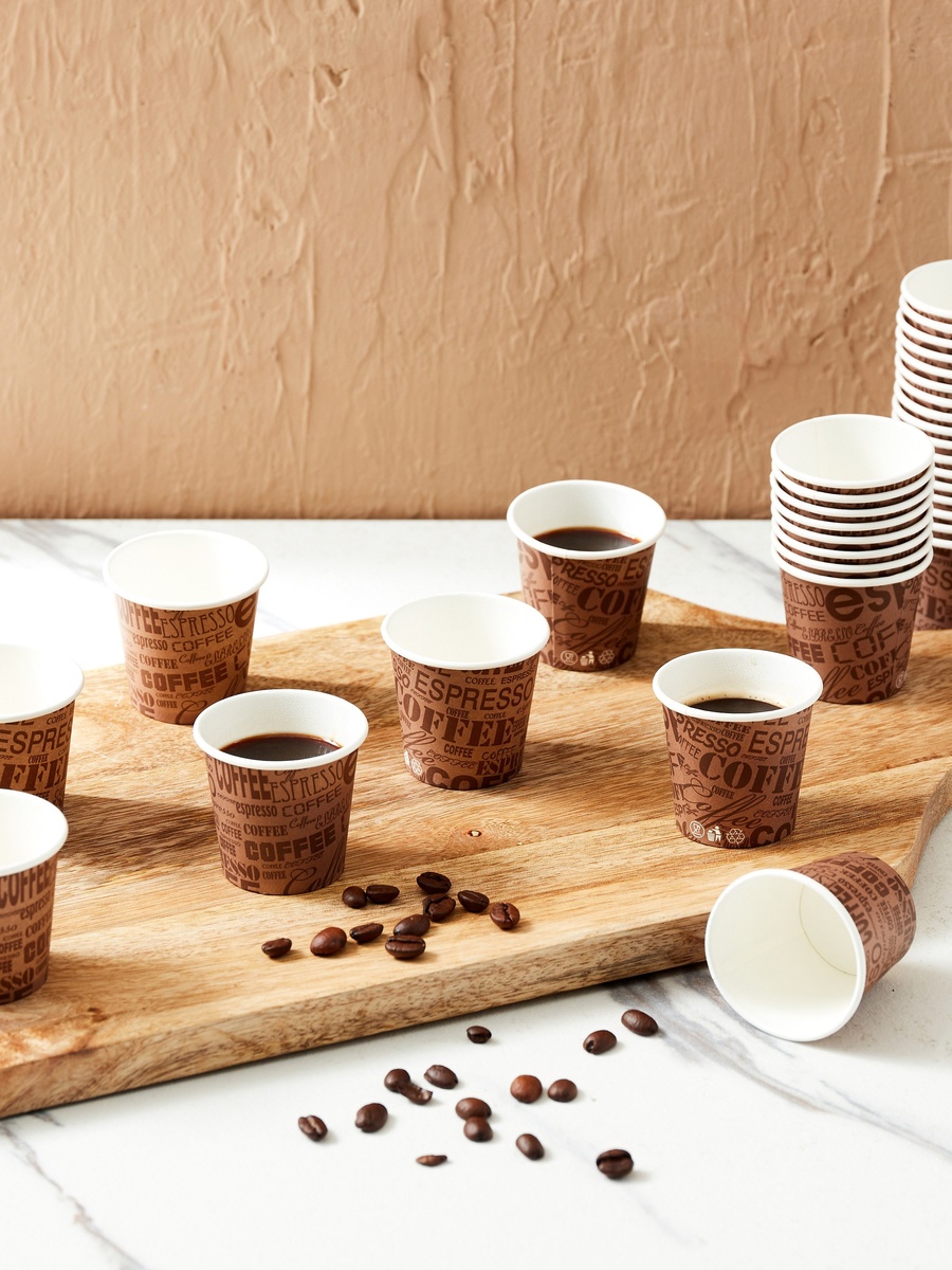 Falcon 50-Piece Paper Cup Set - 74 ml