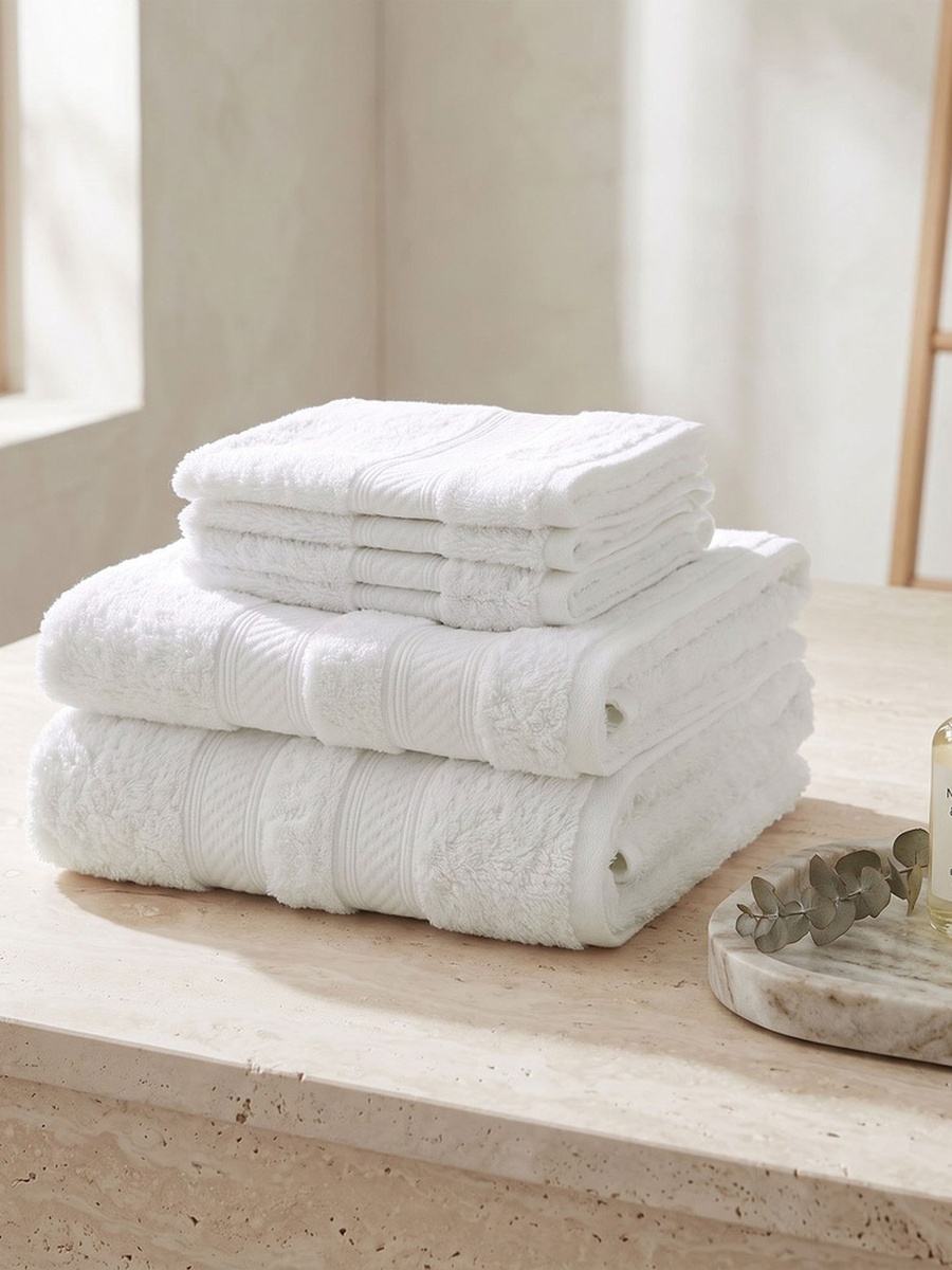 Essential Plus Combed 6-Piece Towel Set