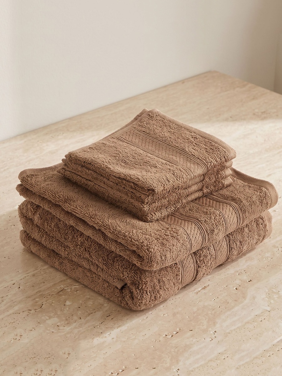 Essential Plus Combed 6-Piece Towel Set