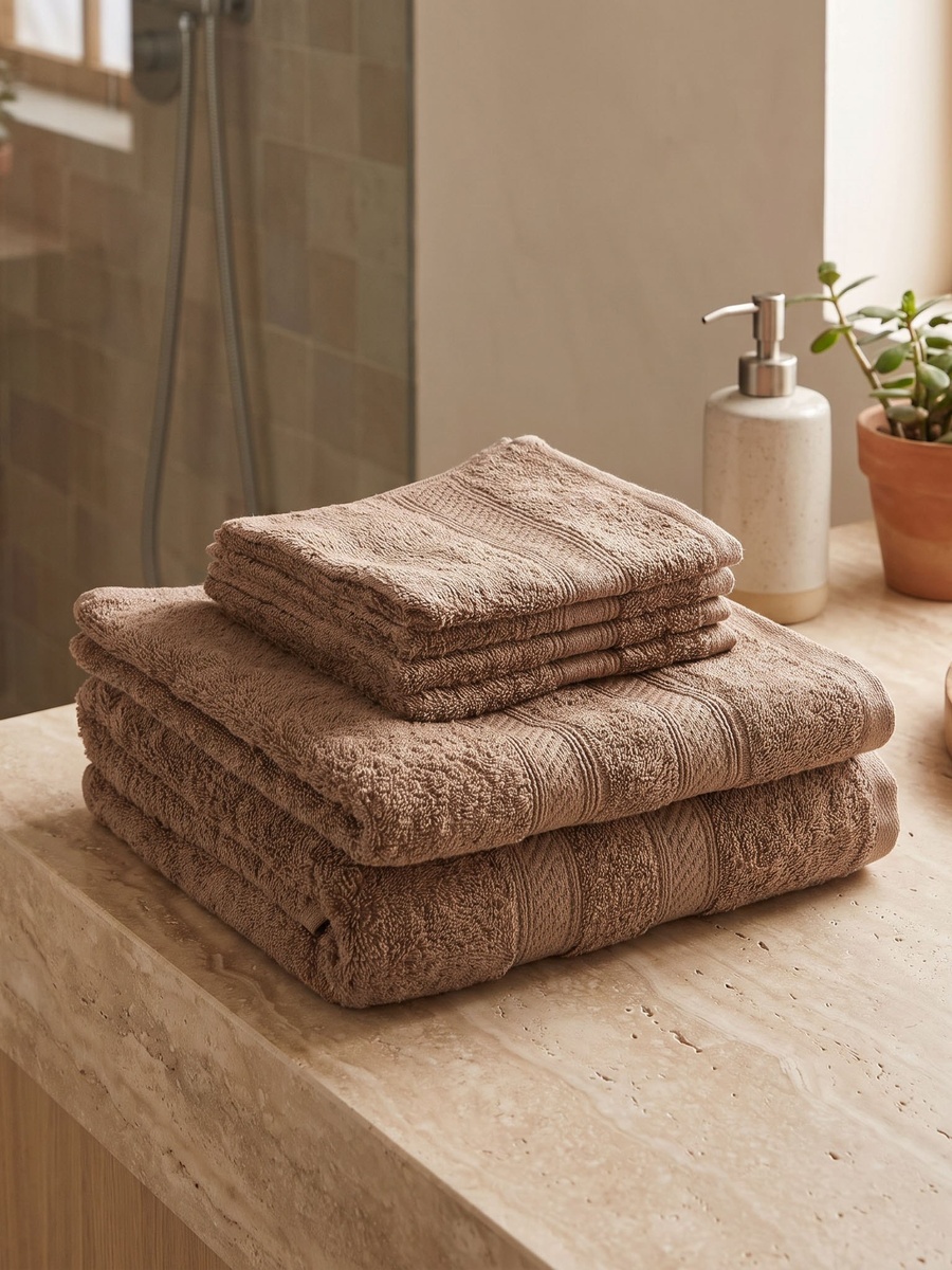 Essential Plus Combed 6-Piece Towel Set