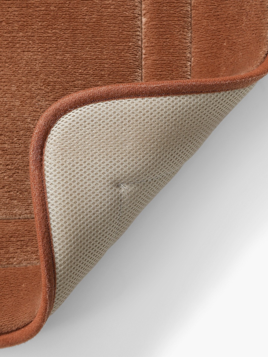 Covara Memory Foam with Mesh Backing Bath Mat Set - 50x80 cm and 40x60 cm