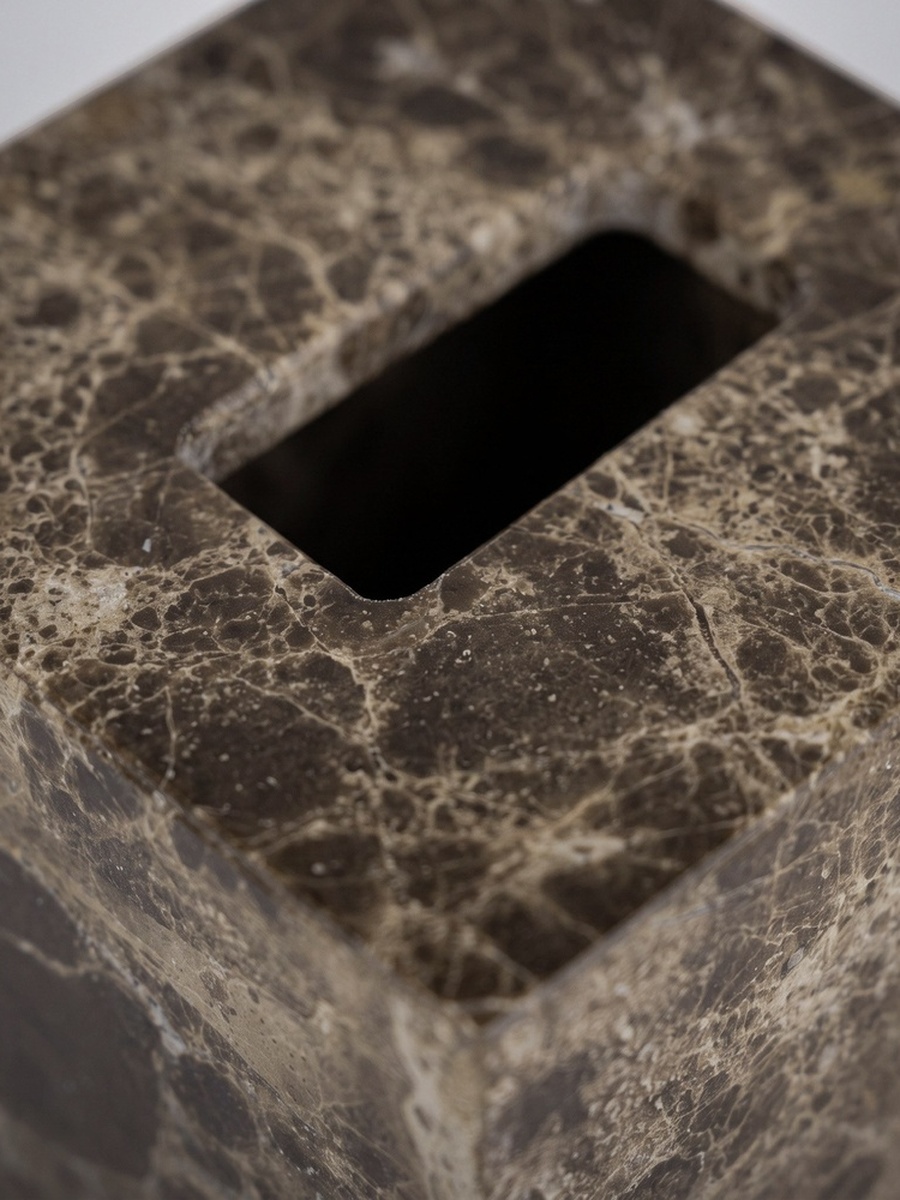Imperial Marble Tissue Box Cover - 14x14x14.5 cm