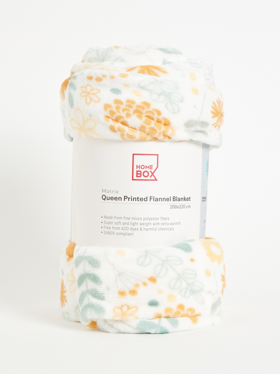 Matrix Erica Flannel Queen Blanket - 200x220 cm