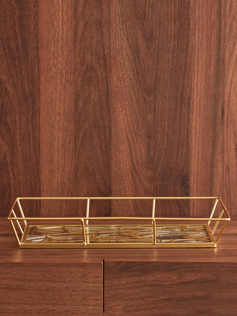 Halsey Decorative Mirror Tray - 21.5x5x35.5 cm