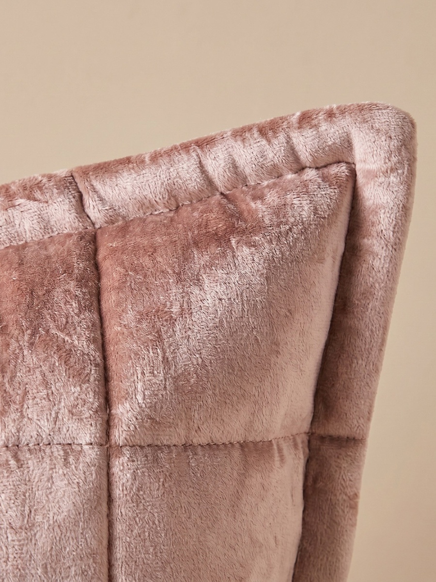 Luxe Quilted Viscose Velvet Cushion Cover - 50x50+3 cm