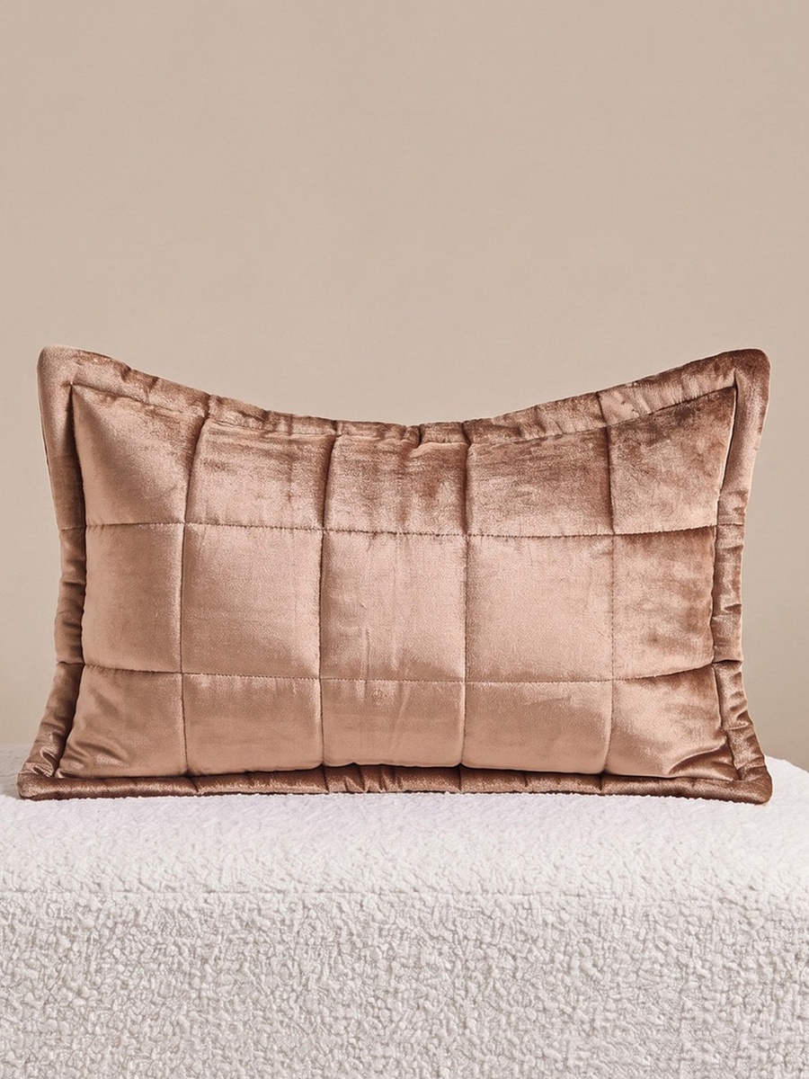 Luxe Quilted Viscose Velvet Cushion Cover - 30x50+3 cm