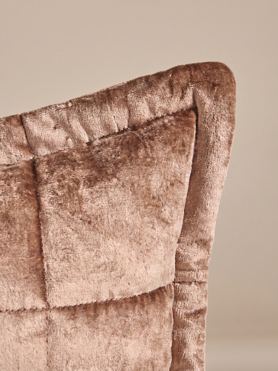 Luxe Quilted Viscose Velvet Cushion Cover - 30x50+3 cm