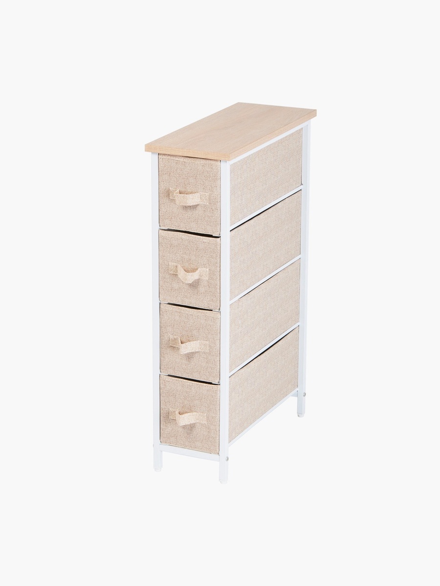 Covara Amara 4-Drawer Storage Shelf - 20x48x75.5 cm