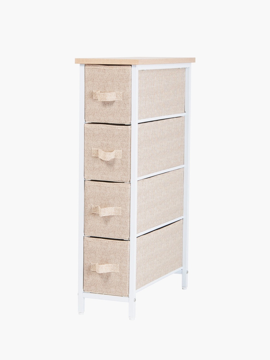 Covara Amara 4-Drawer Storage Shelf - 20x48x75.5 cm