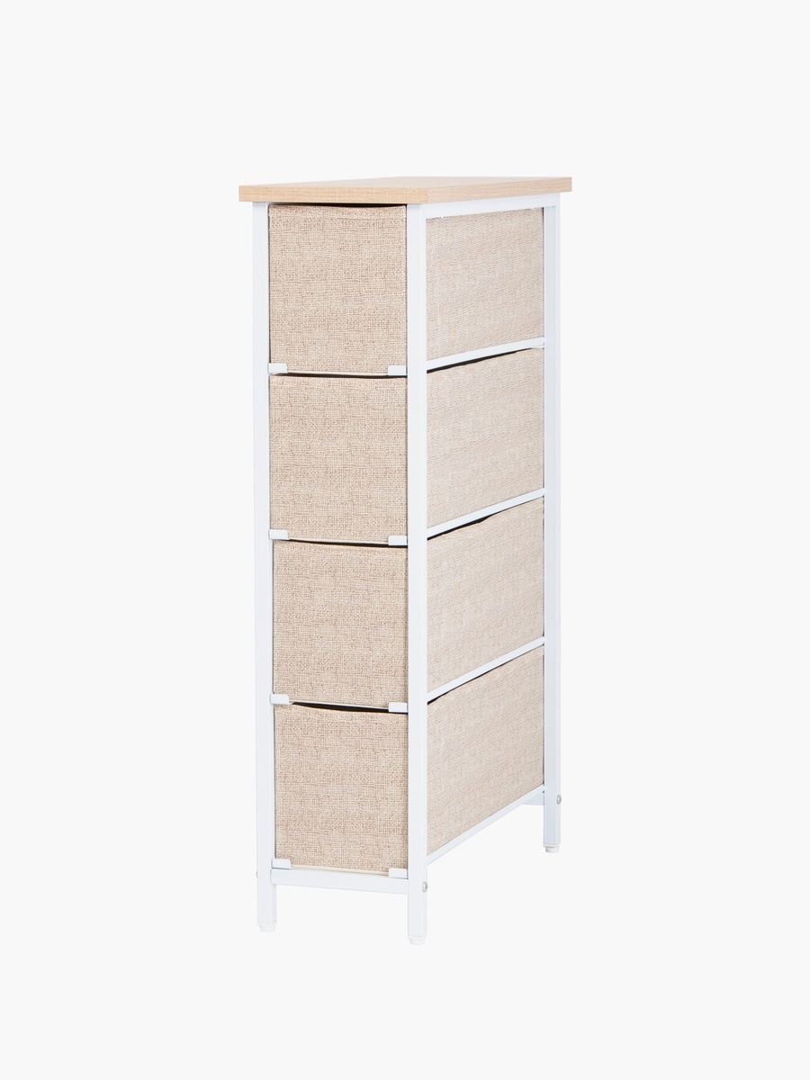 Covara Amara 4-Drawer Storage Shelf - 20x48x75.5 cm