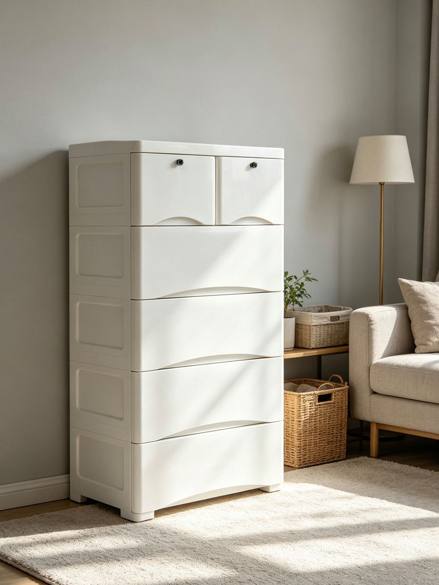 Juana 5-Tier Storage Drawer - 60x35x104 cm