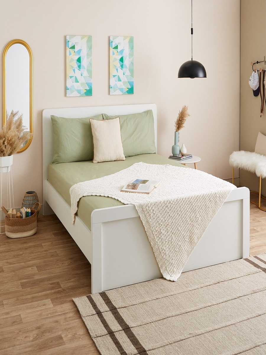 Bristol Polycotton King Fitted Sheet - 180x200+25 cm