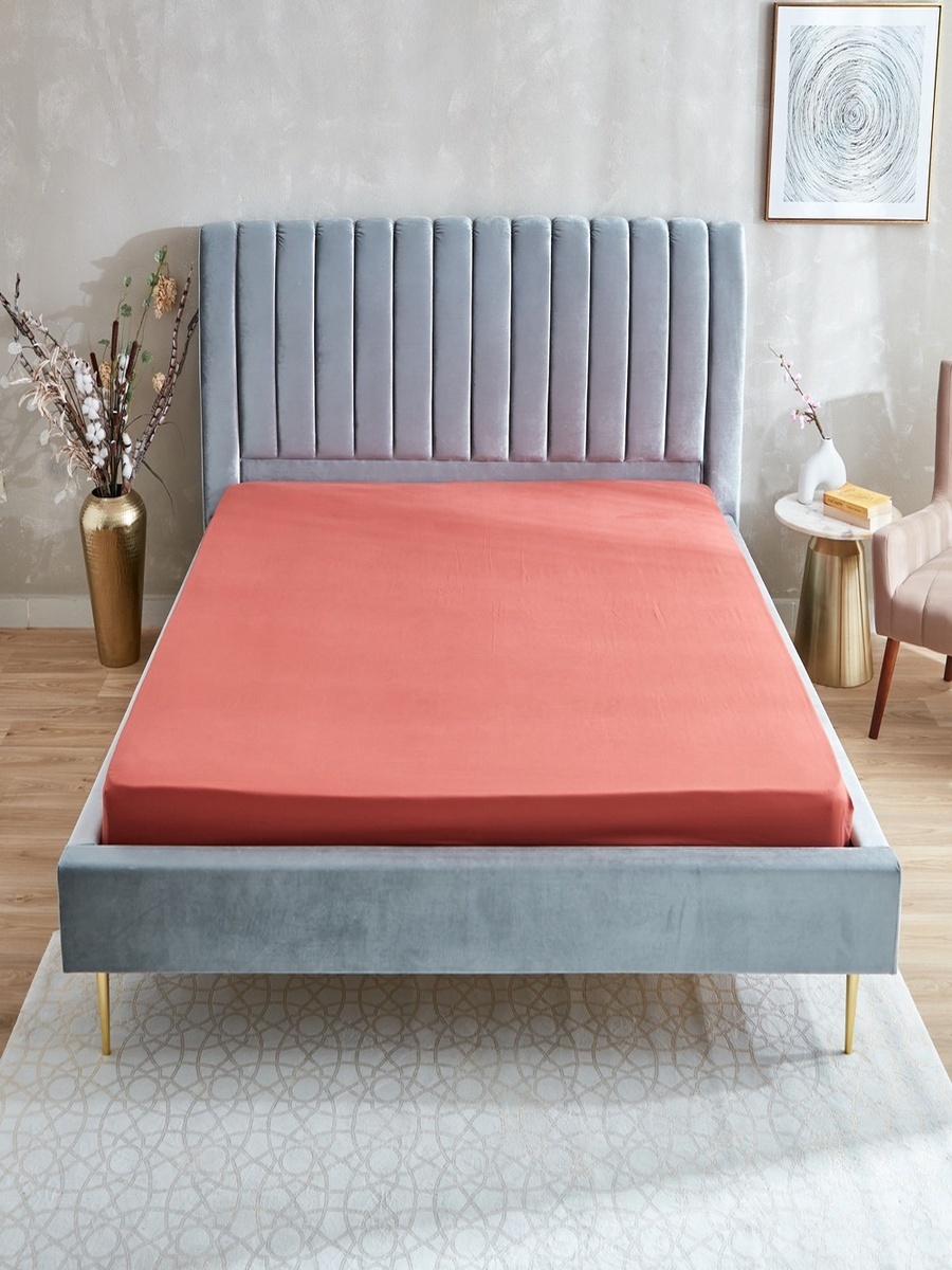 Derby Solid King Microfiber Fitted Sheet - 180x200+25 cm