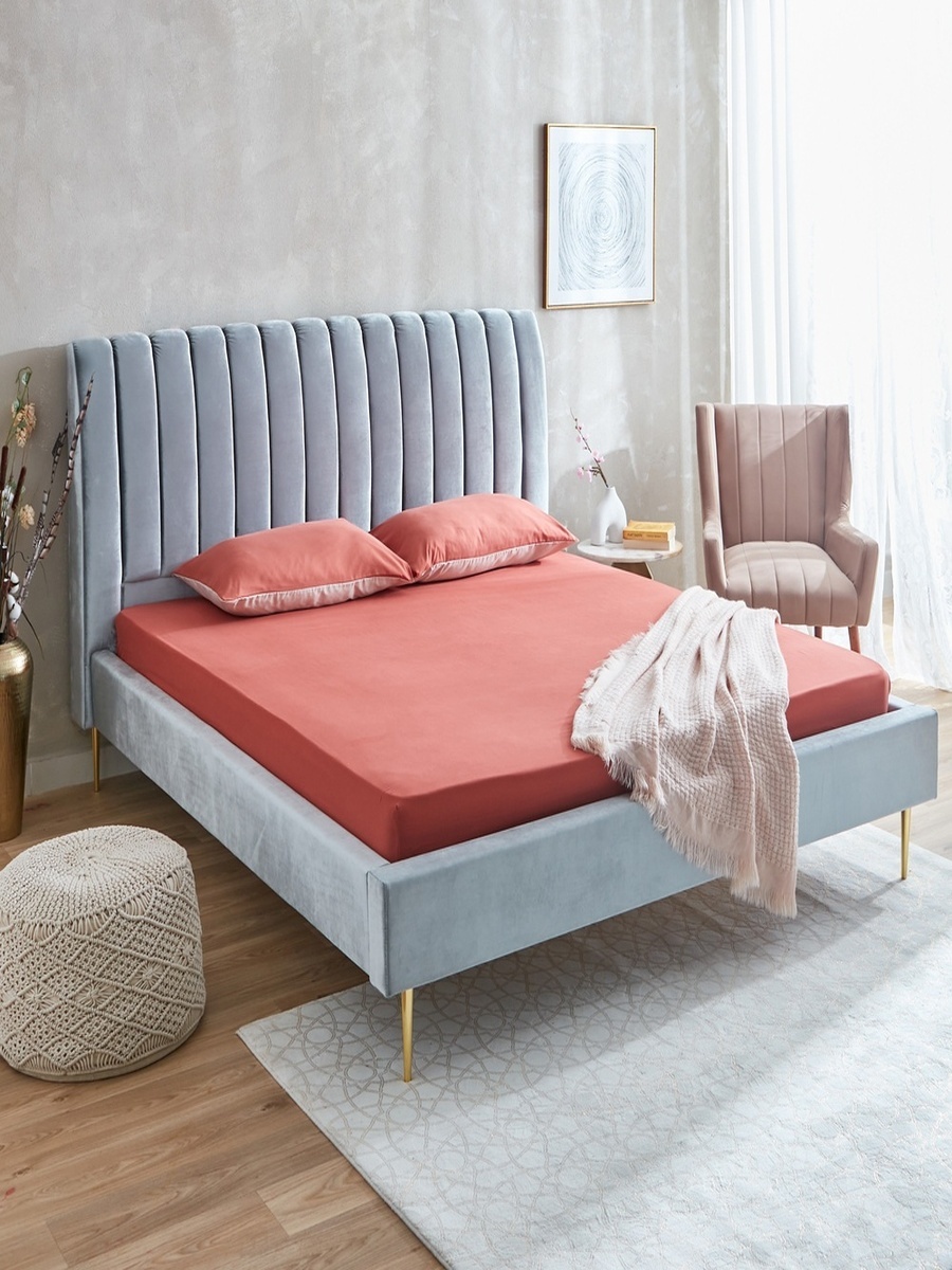 Derby Solid King Microfiber Fitted Sheet - 180x200+25 cm