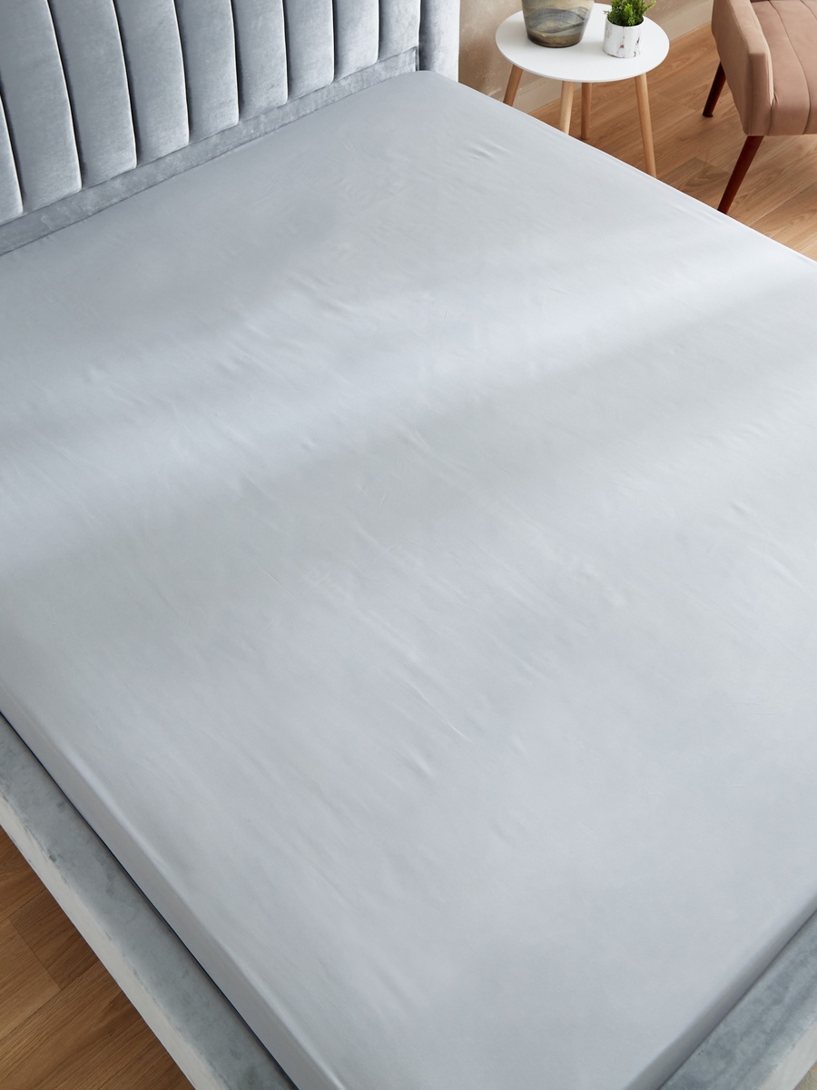 Axis Solid Microfiber King Fitted Sheet - 180x200+25 cm
